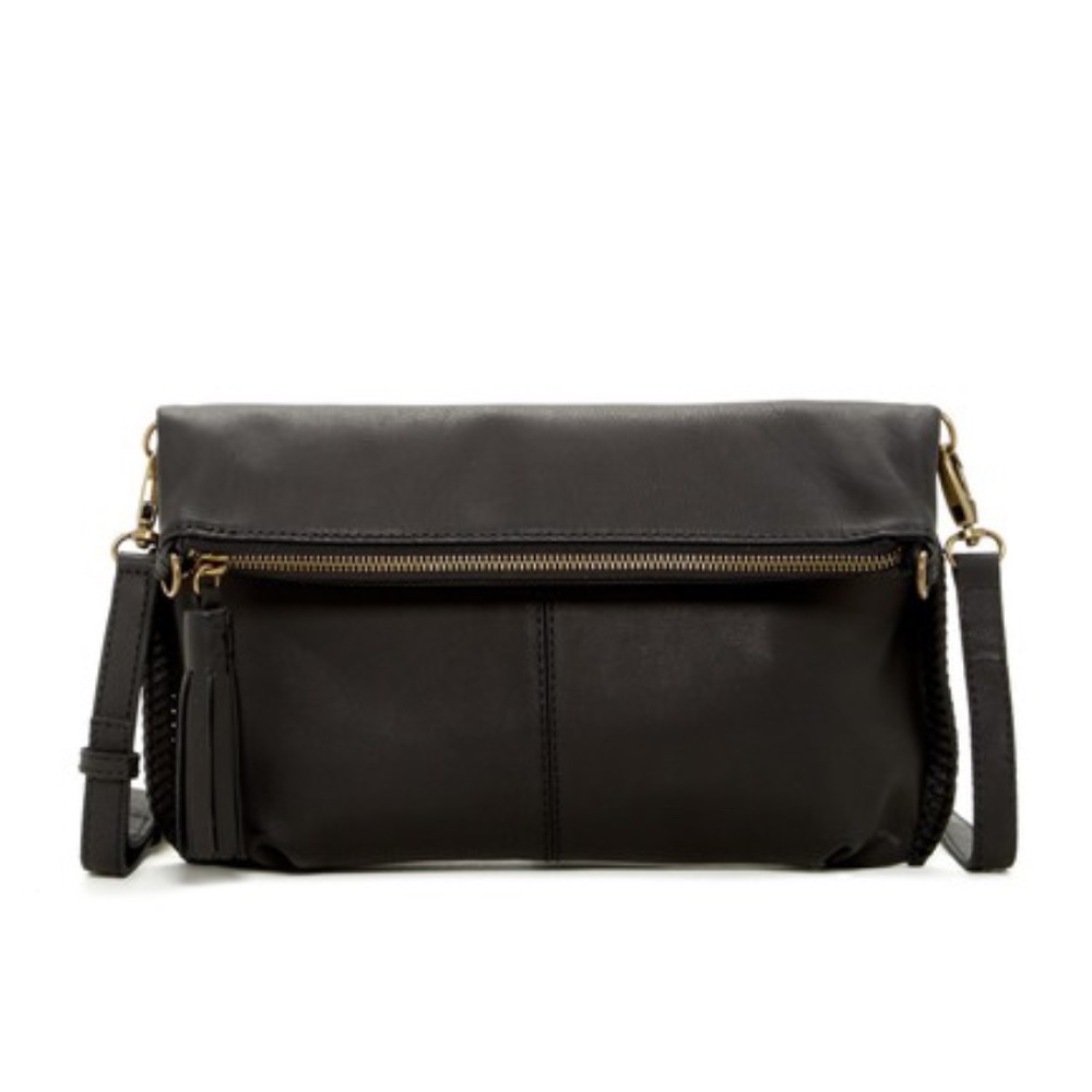Lucky Brand Harper Foldover Leather Crossbody